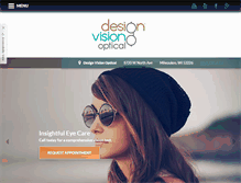 Tablet Screenshot of designvisionoptical.com